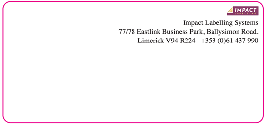 Impact Labelling Limerick | Logistics Labels