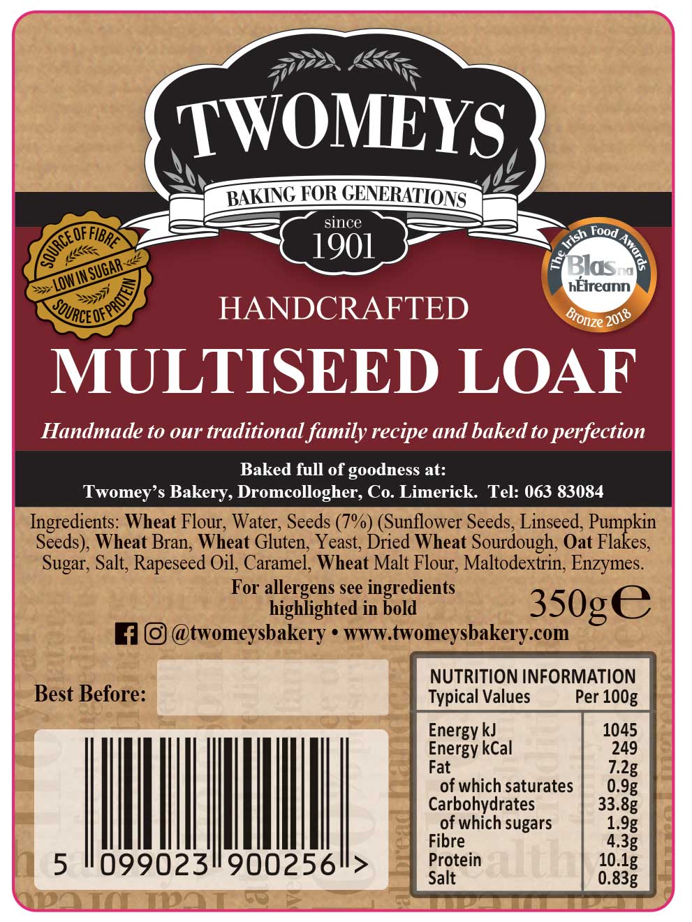 Impact Labelling Limerick | Bakery Labels