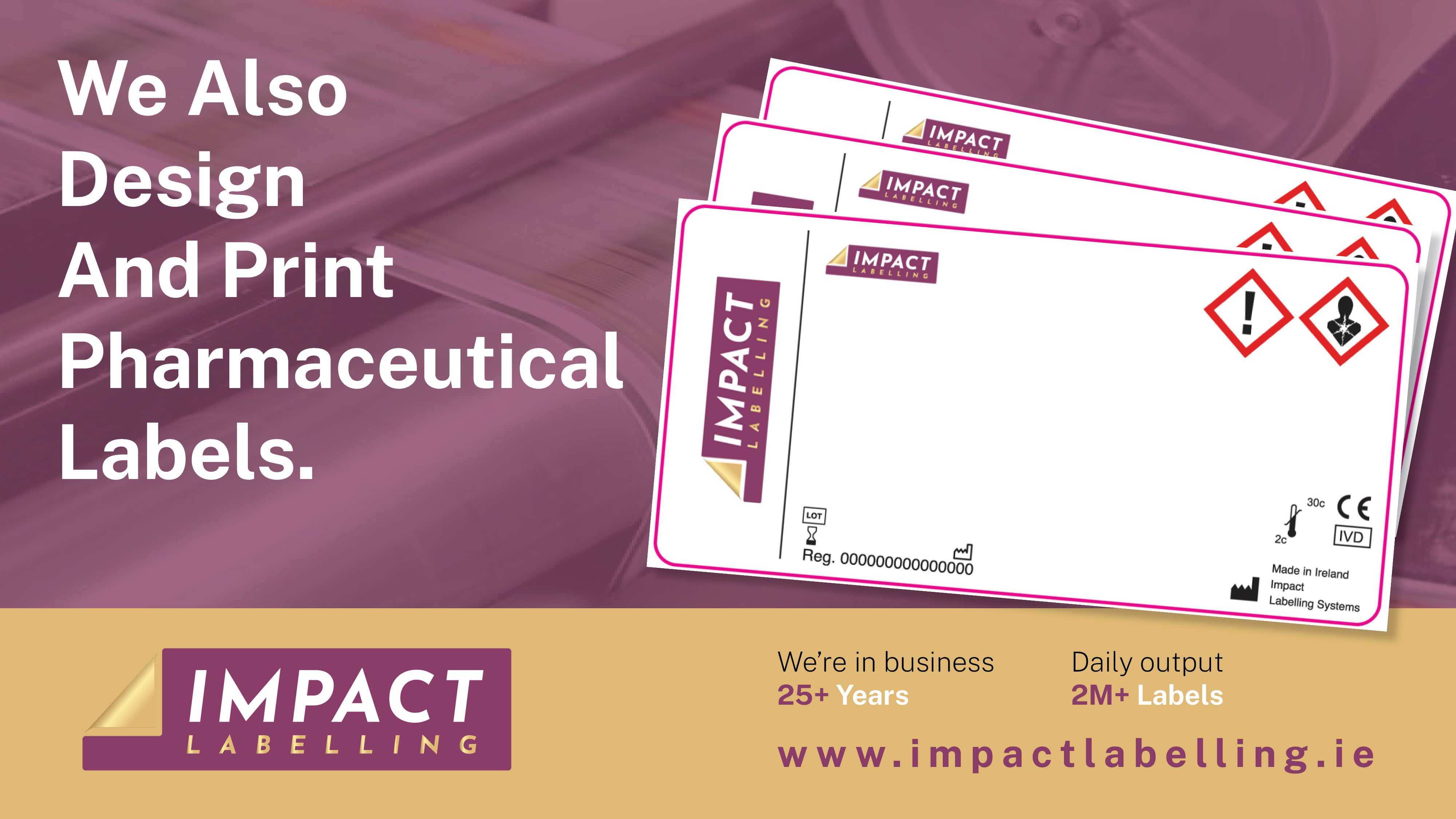 Impact Labelling | Limerick | Pharmaceutical Labels