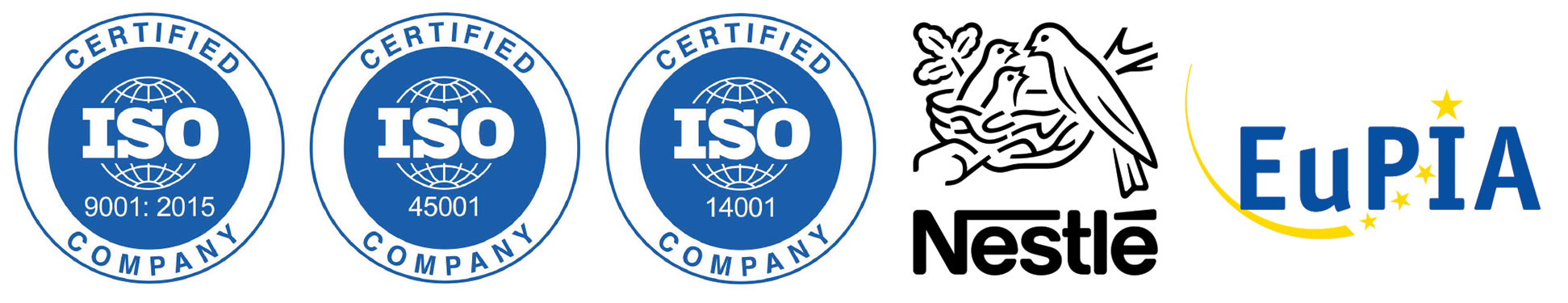Impact Labelling Limerick are ISO 9001:2015 Certified