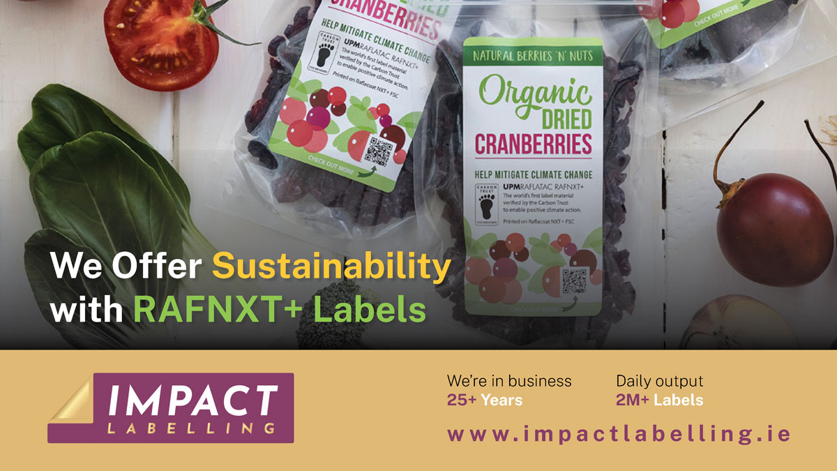 Impact Labelling | Limerick | Impact Labeling Offer Sustainability with RaFNXT+ Labels